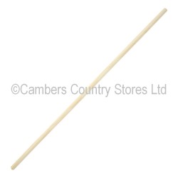 Broom Handle Wooden Threaded 55" x 1.1/8" / 1400 x 28mm